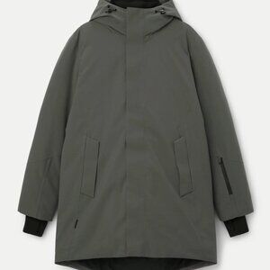 Frank & Oak The Capital Parka in Dark Grey MEDIUM Hood Ski Coat $599